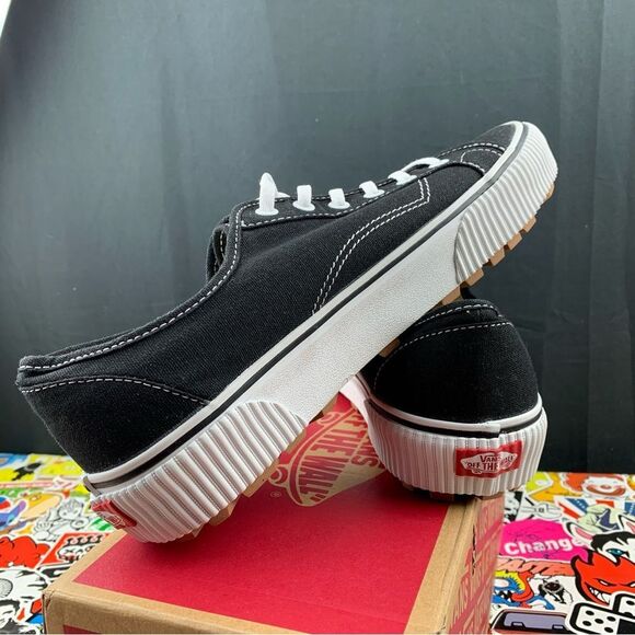 Vans Delridge Deep Tread Black Women's Various Sizes - Picture 10 of 13